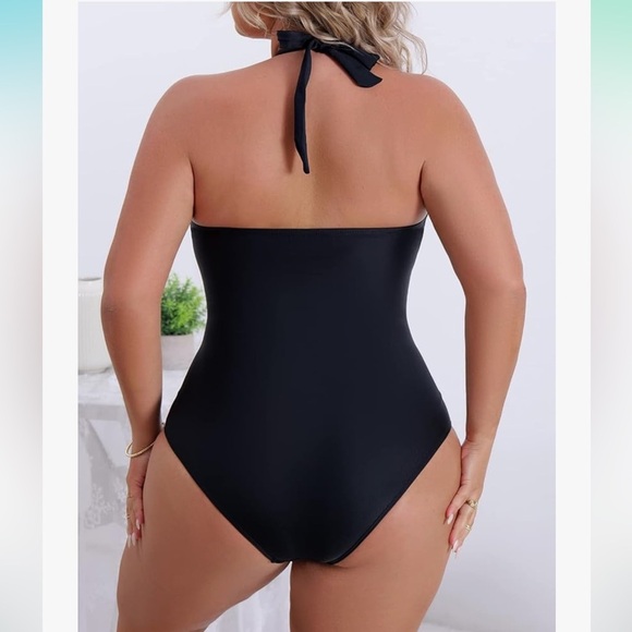 Women's Slimming One Piece Swimsuits Tummy Control Bathing Suit Curvy Size XL - Picture 2 of 4
